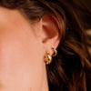 Chubby Hoop Earrings 9ct Solid Gold