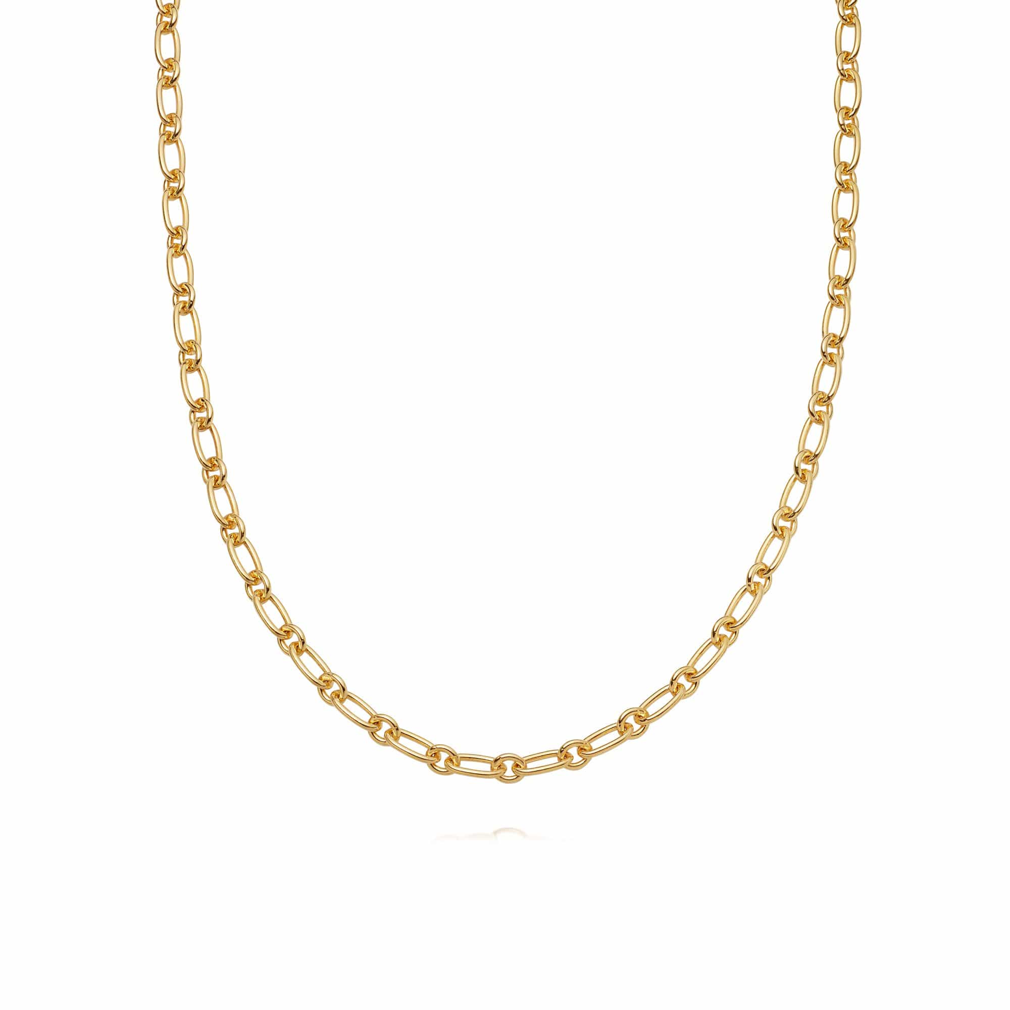 Chunky Linked Chain Necklace 18ct Gold Plate 10% Off When You
