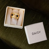 Chunky Stone Textured Ring 18ct Gold Plate