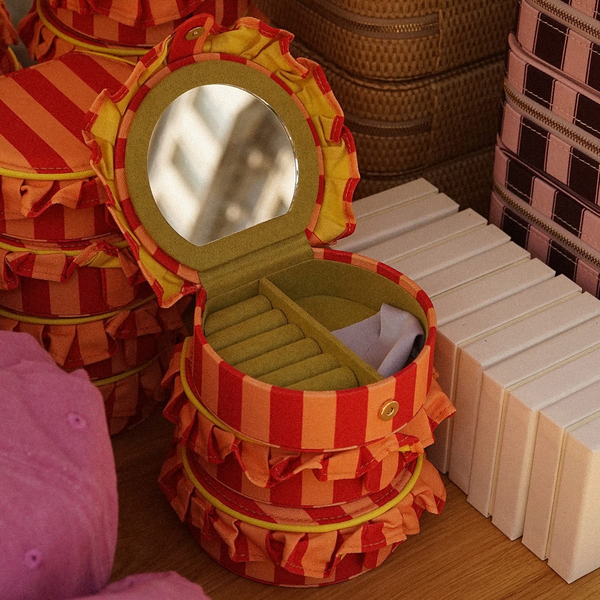 Colours Of Arley Compact Jewellery Box