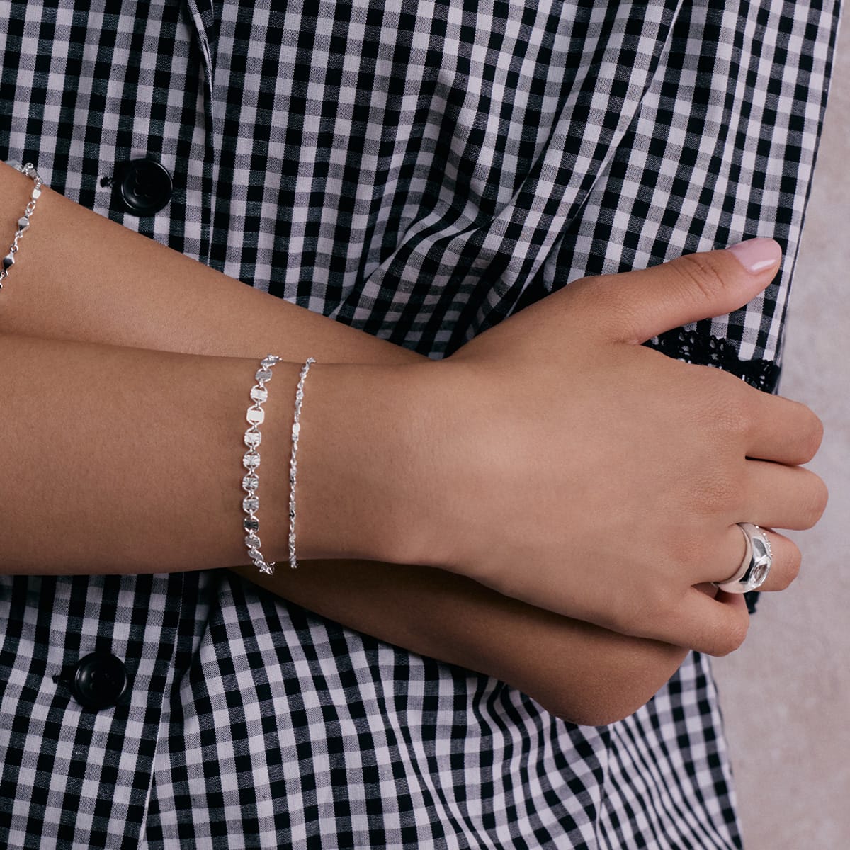 Curb Lightweight Chain Bracelet Sterling Silver