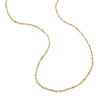 Curb Lighweight Chain Necklace 18ct Gold Plate