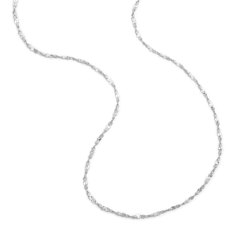 Curb Lighweight Chain Necklace Sterling Silver recommended