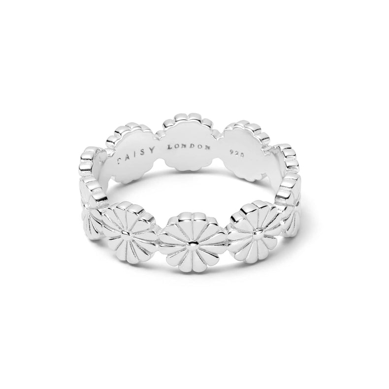 Daisy Bloom Crown Band Ring Sterling Silver recommended