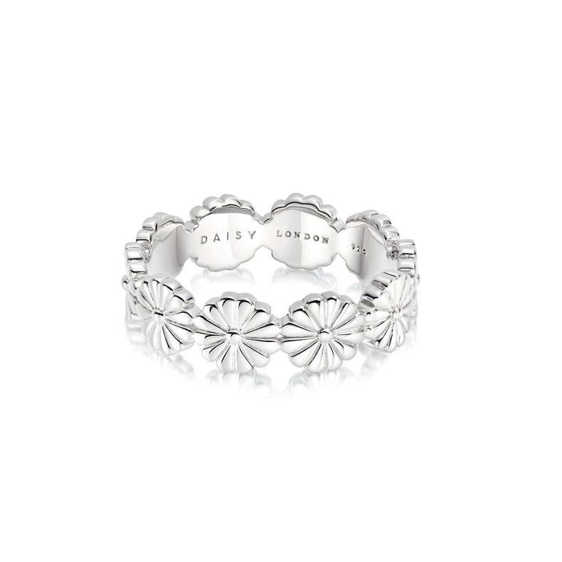 Daisy Bloom Crown Band Ring Sterling Silver recommended