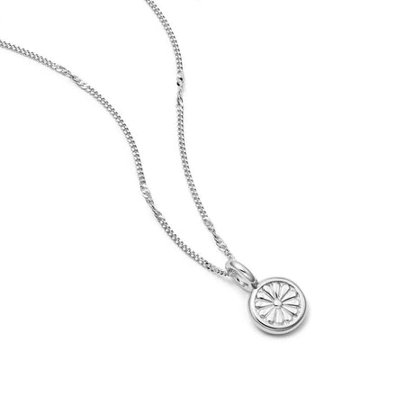 Daisy Bloom Mini Pendant Necklace Sterling Silver recommended