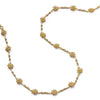 Daisy Chain Twist Necklace 18ct Gold Plate