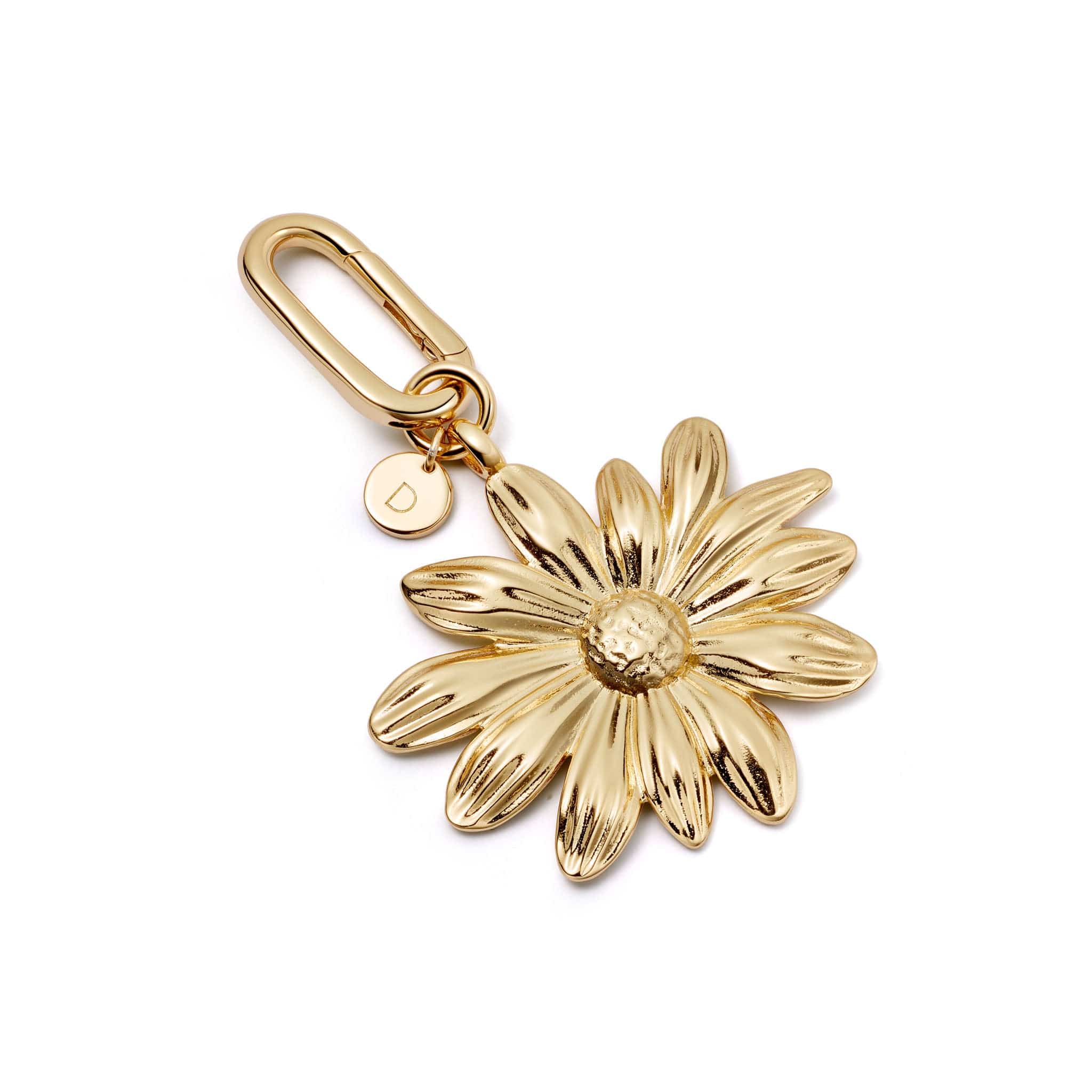 Daisy Bag Charm 18ct Gold Plate – Daisy London