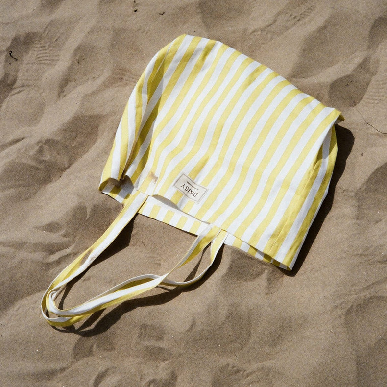 Daisy Stripe Tote Bag