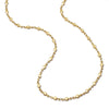 Diamond Disc Chain Necklace 18ct Gold Plate