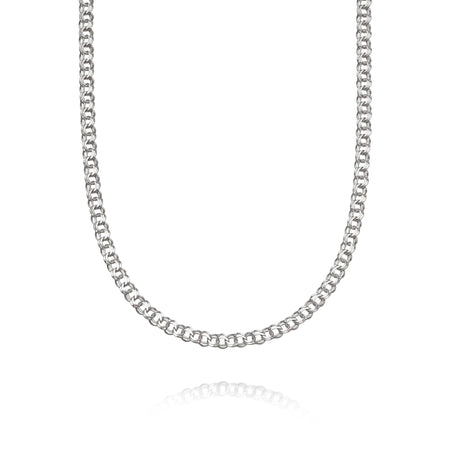Double Curb Chain Necklace Sterling Silver recommended