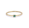 Emerald May Birthstone Ring 9ct Solid Gold