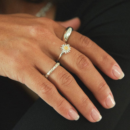 English Daisy Ring Sterling Silver recommended