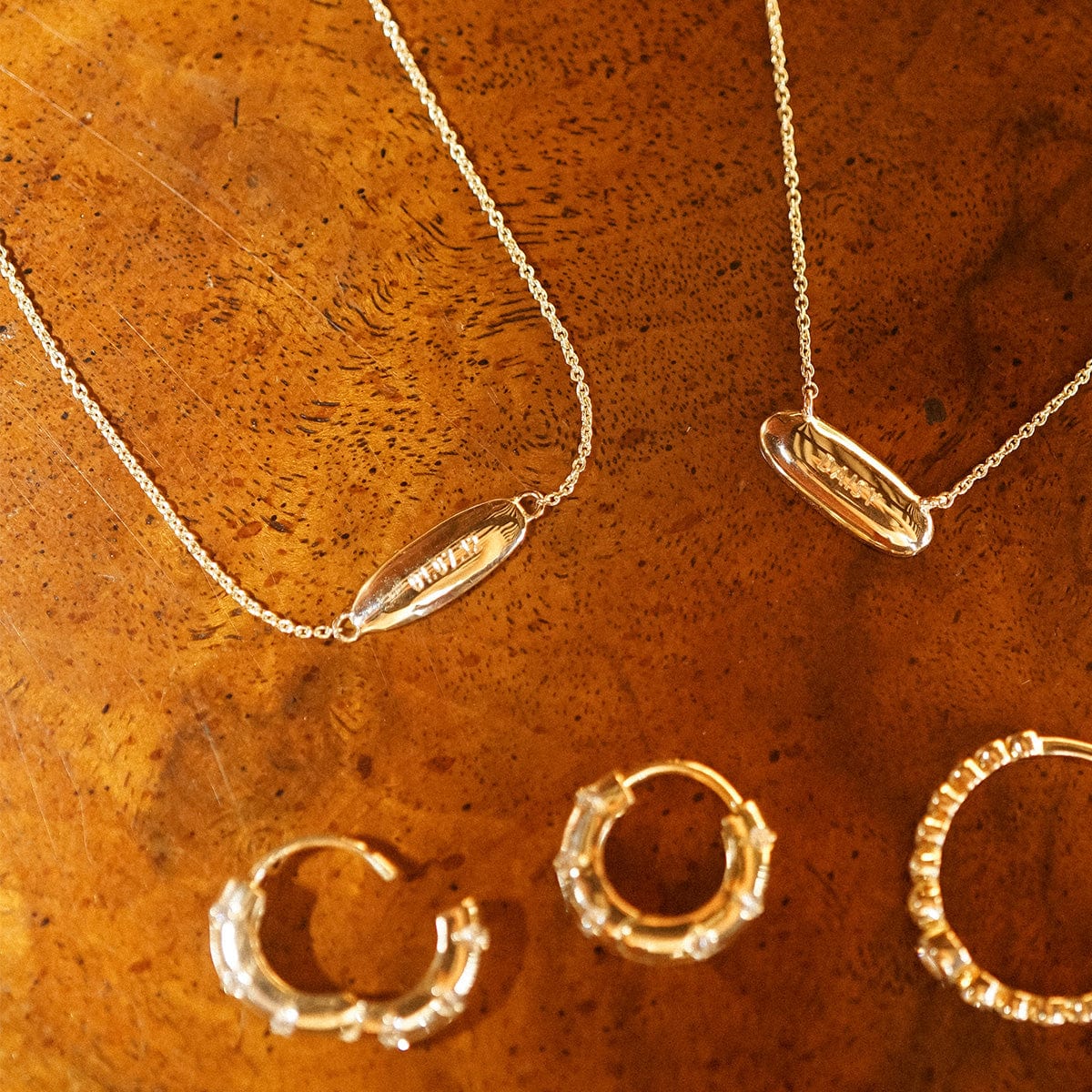 Engravable Pebble Bracelet 9ct Solid Gold