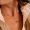 Engravable Pebble Necklace 9ct Solid Gold