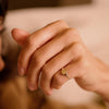 Engravable Pinky Signet Ring 9ct Solid Gold