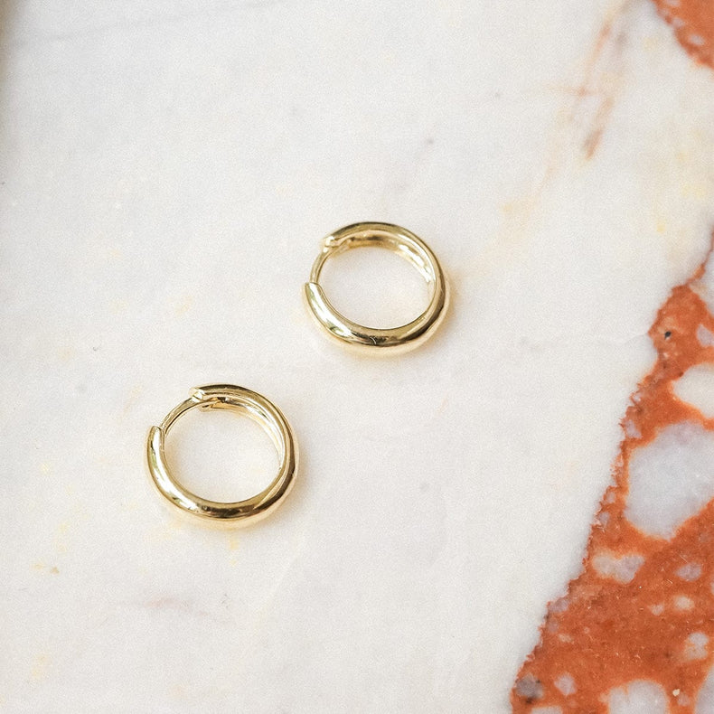 Essential Hoop Earrings 9ct Solid Gold
