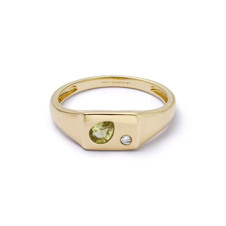 Estée Lalonde Birthstone Pinky Ring 9ct Solid Gold recommended