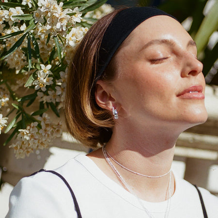 Estée Lalonde Chunky Organic Hoop Earrings Sterling Silver recommended