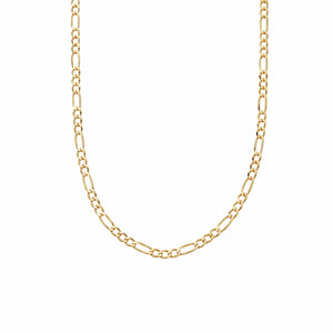 Classic Figaro Chain Necklace 18ct Gold Plate recommended