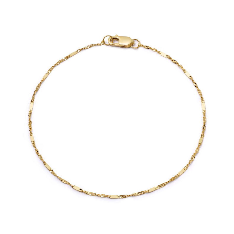 Estée Lalonde Fine Solid Gold Bracelet 14ct Solid Gold