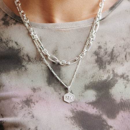 Estée Lalonde Goddess Hexagonal Necklace Sterling Silver recommended