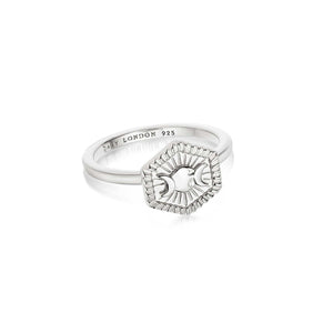 Estée Lalonde Goddess Hexagonal Ring Sterling Silver recommended