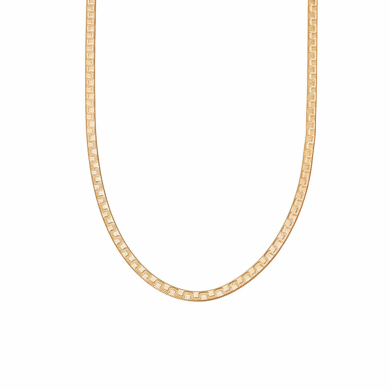 Estée Lalonde Goddess Snake Chain Necklace 18ct Gold Plate recommended