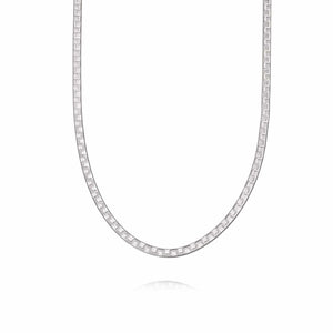 Estée Lalonde Goddess Snake Chain Necklace Sterling Silver recommended