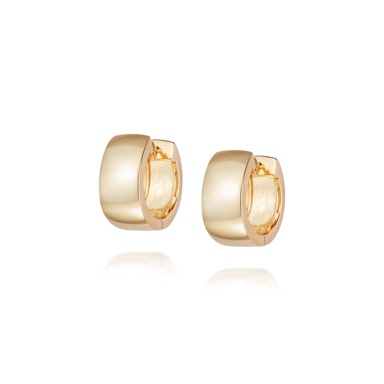 Estée Lalonde Midi Bold Hoop Earrings 18ct Gold Plate recommended
