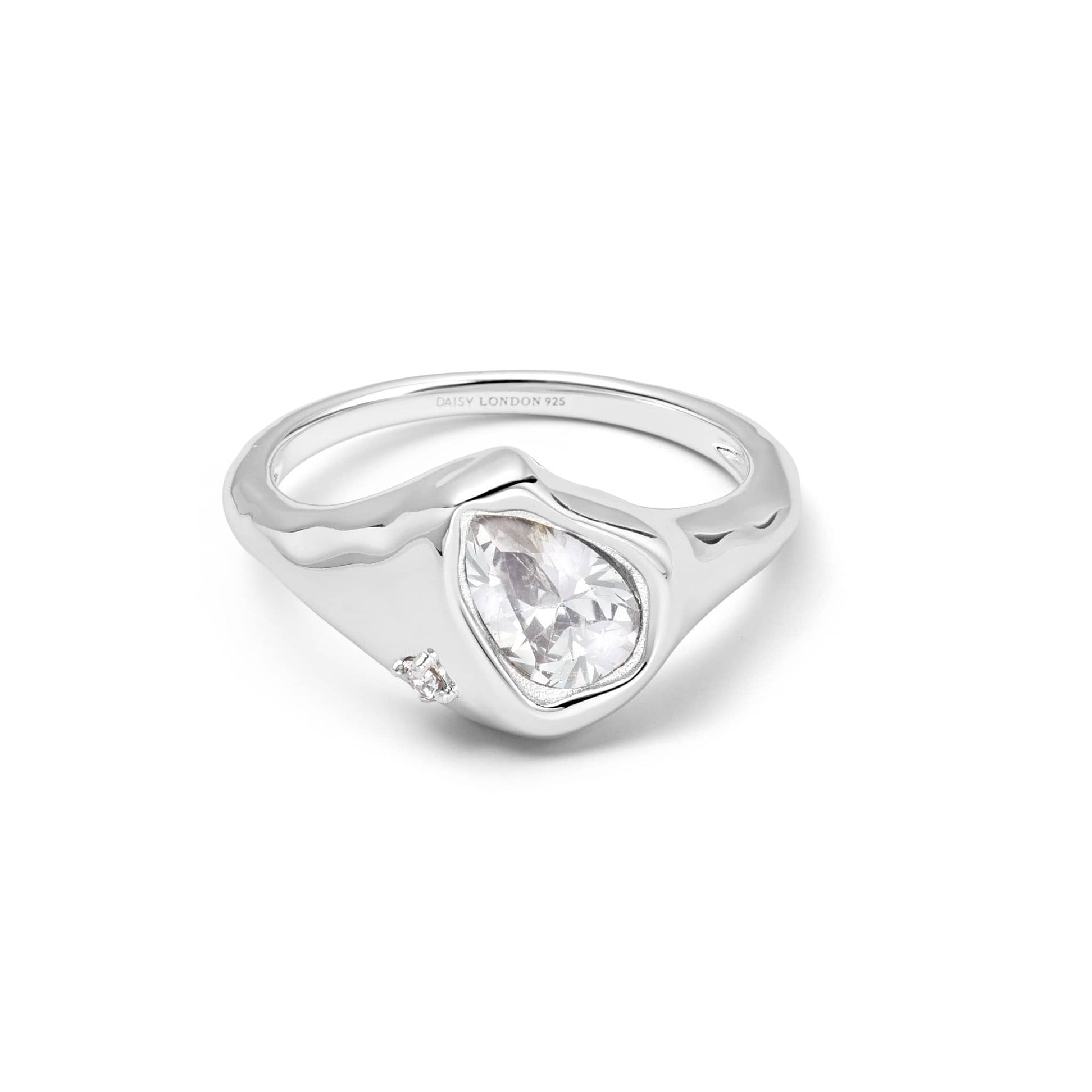 Estée Lalonde Organic Sapphire Ring Sterling Silver