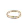 Estée Lalonde Organic Sapphire Stacking Ring 18ct Gold Plate