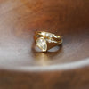 Estée Lalonde Organic Sapphire Stacking Ring 18ct Gold Plate