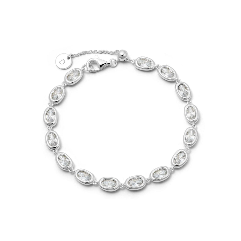 Estée Lalonde Sapphire Tennis Bracelet Sterling Silver