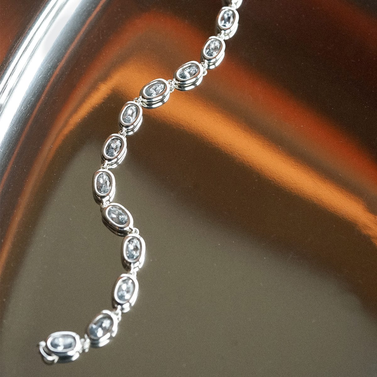 Estée Lalonde Sapphire Tennis Bracelet Sterling Silver