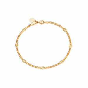 Estée Lalonde Sunburst Chain Bracelet 18ct Gold Plate recommended