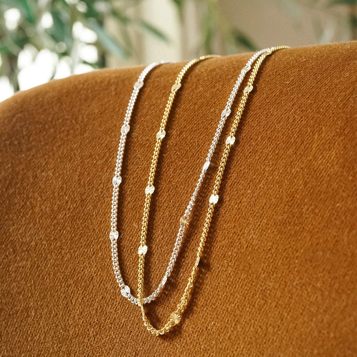 Estée Lalonde Sunburst Chain Necklace Sterling Silver