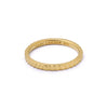 Estée Lalonde Sunburst Stacking Ring 18ct Gold Plate