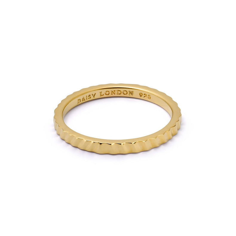 Estée Lalonde Sunburst Stacking Ring 18ct Gold Plate recommended