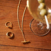 Estée Lalonde T Bar Necklace 18ct Gold Plate