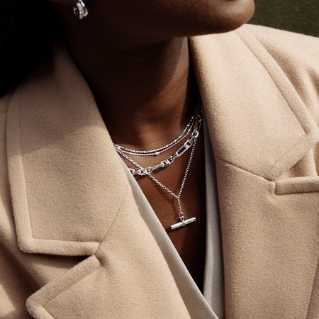 Magnus Chunky Chain Necklace Sterling Silver recommended