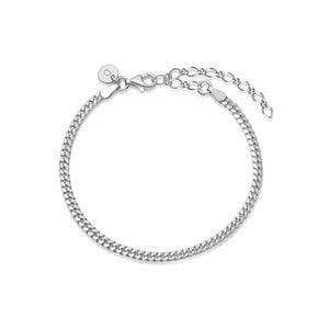 Estée Lalonde Tight Curb Chain Bracelet Sterling Silver recommended