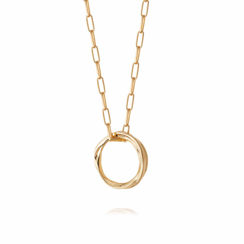 Estée Lalonde Unity Ring Necklace 18Ct Gold Plate recommended