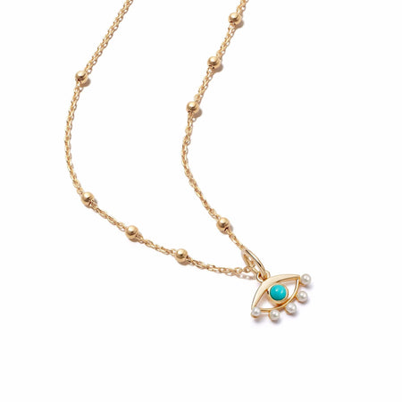 Evil Eye Necklace 18ct Gold Plate recommended
