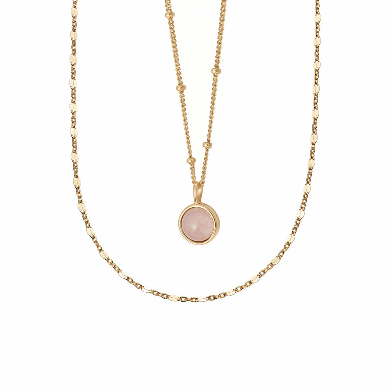 'Feel The Love' Necklace Layering Set 18ct Gold Plate recommended