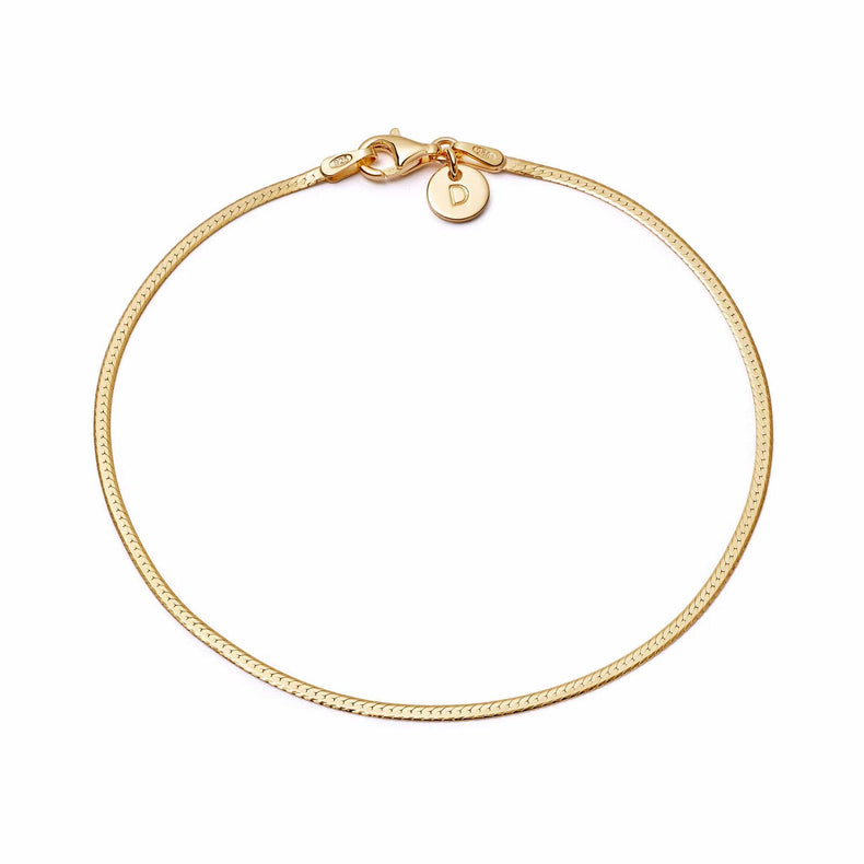 Fine Snake Chain Bracelet 18ct Gold Plate recommended
