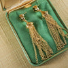 Free People Ada Tassel Earrings 18ct Gold Plate
