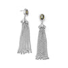 Free People Ada Tassel Earrings Silver Plate
