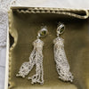 Free People Ada Tassel Earrings Silver Plate