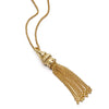 Free People Ada Tassel Pendant Necklace 18ct Gold Plate